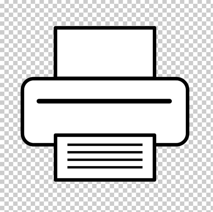 Printer Computer Icons PNG, Clipart, Angle, Area, Black And White, Computer Icons, Download Free PNG Download