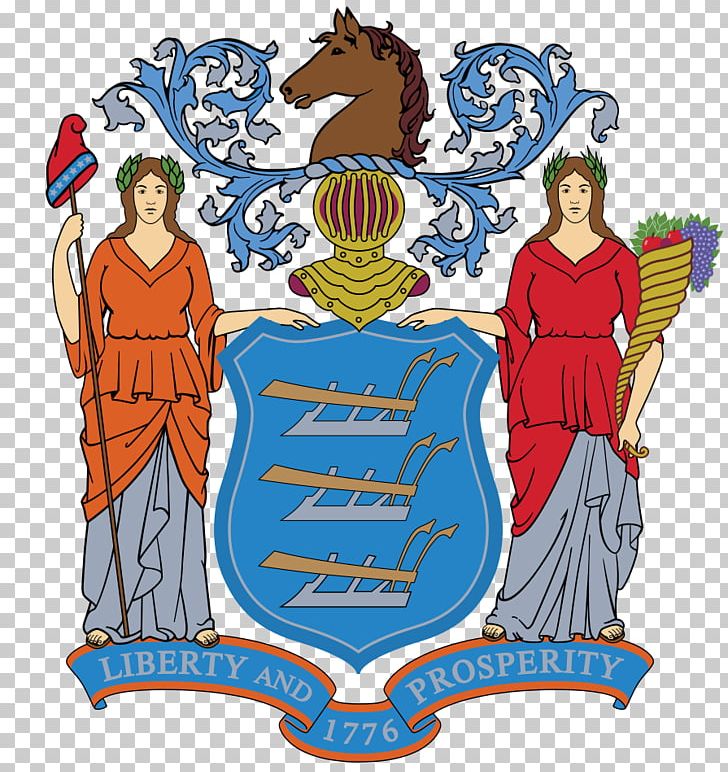 Flag And Coat Of Arms Of New Jersey State Flag Flag Of The United States PNG, Clipart, Art, Fictional Character, Flag, Flag Of The United States, George Washington Free PNG Download