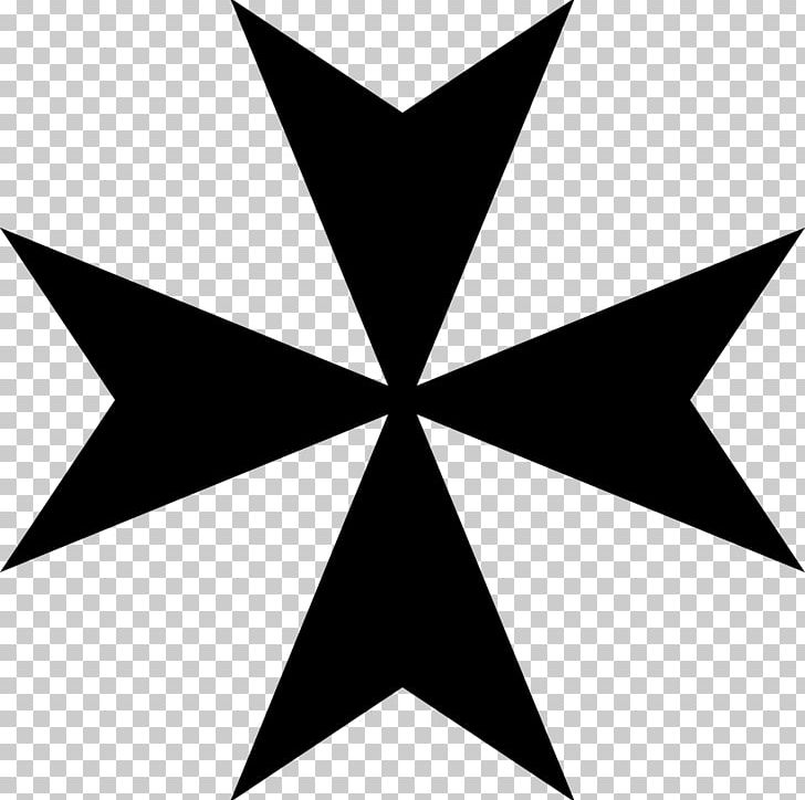 Malta Maltese Cross Christian Cross Symbol PNG, Clipart, Angle, Area, Black, Black And White, Christian Cross Free PNG Download