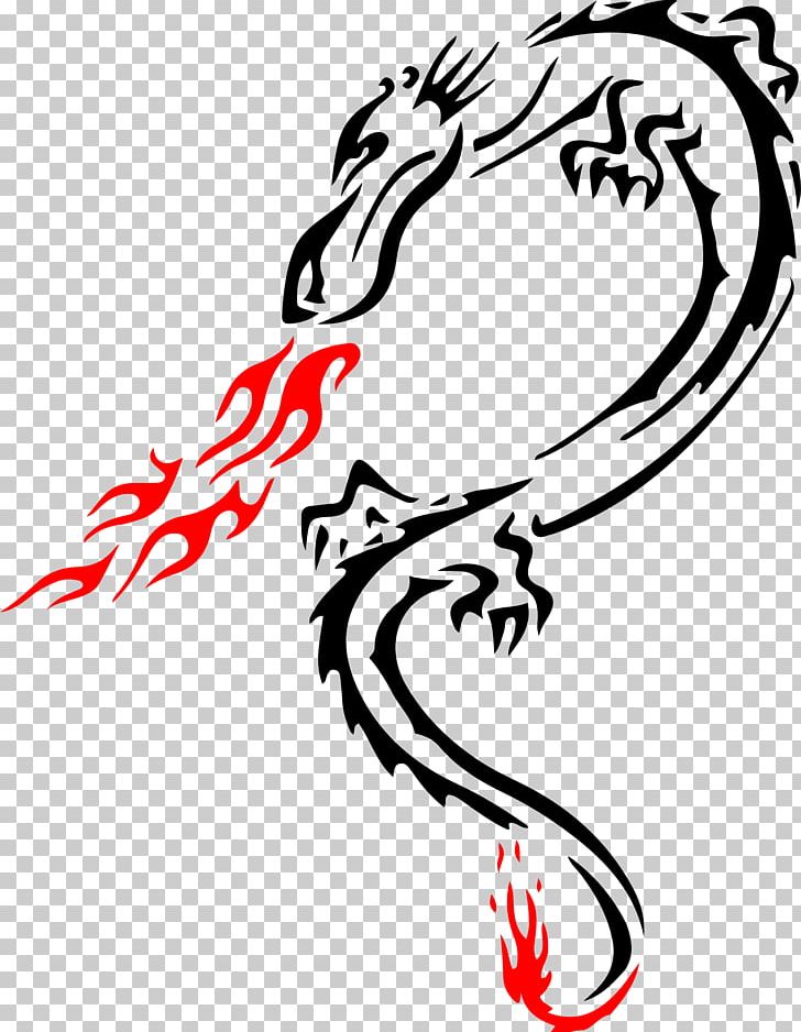 Dragon Fire Tattoo PNG, Clipart, Art, Artwork, Black And White, Calligraphy, Can Stock Photo Free PNG Download