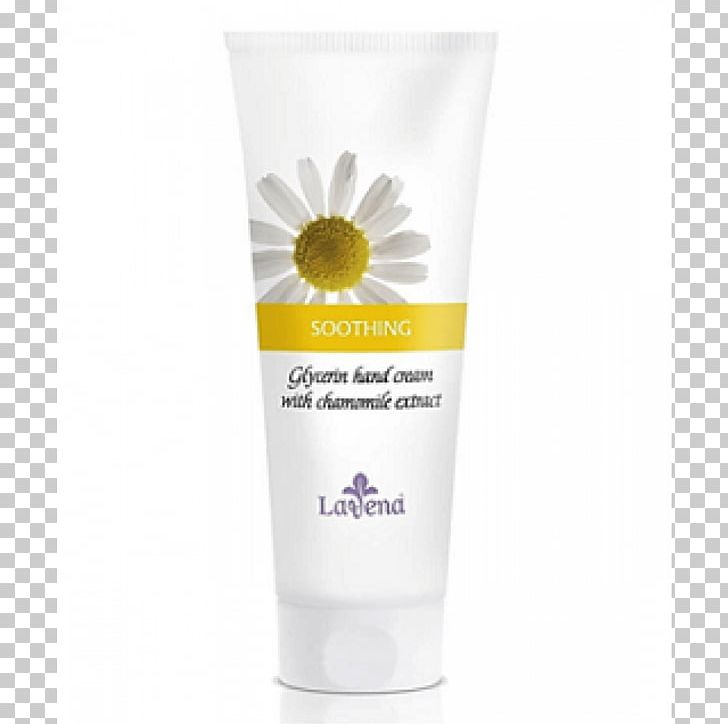 Cream Lotion Sunscreen Glycerol Chamomile PNG, Clipart, Chamomile, Cream, Extract, Glycerol, Hand Free PNG Download