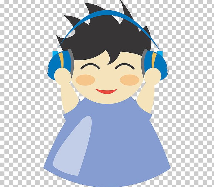Headphones Child PNG, Clipart, Animation, Art, Bird Wearing A Hat, Blue, Boy Free PNG Download