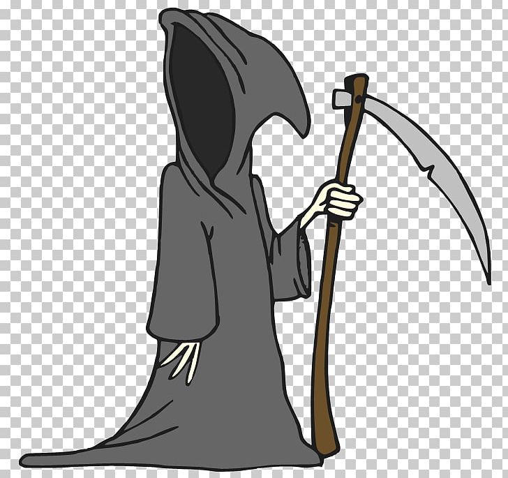 grim reaper drawing cartoon