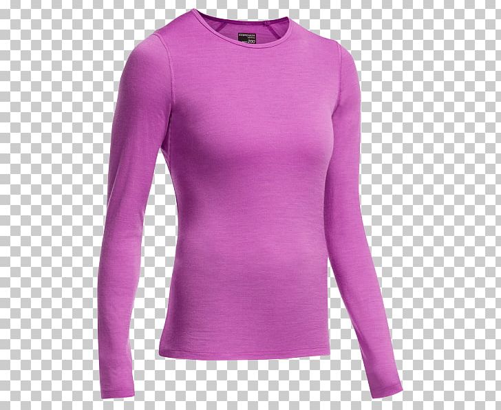 Long-sleeved T-shirt Long-sleeved T-shirt Lilac Purple PNG, Clipart, Active Shirt, Clothing, Icebreaker, Joint, Lilac Free PNG Download