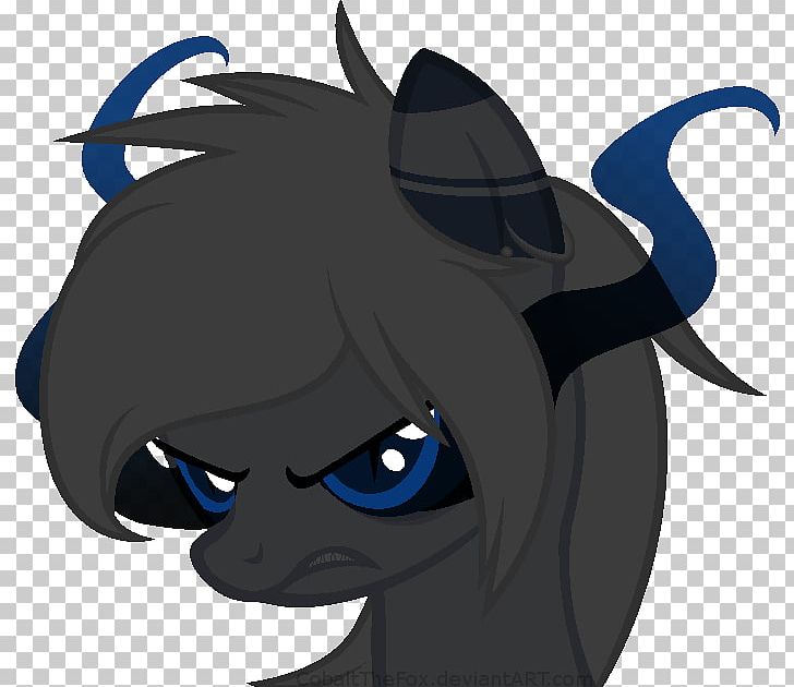 Cat Horse Demon Snout PNG, Clipart, Animals, Black, Blue, Cartoon, Cat Free PNG Download