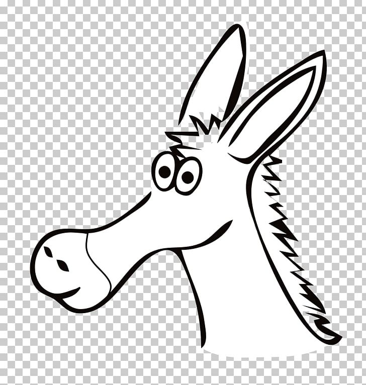 Donkey PNG, Clipart, Area, Artwork, Beak, Black And White, Cartoon Free PNG Download