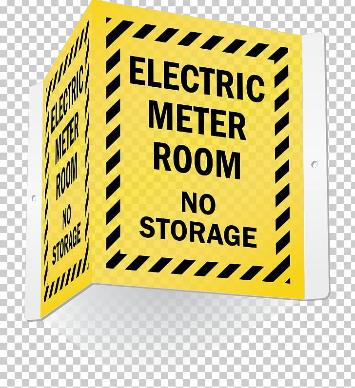 Electrical Room Electricity Label Sign PNG, Clipart, Angle, Area, Brand, Electrical Engineering, Electrical Room Free PNG Download