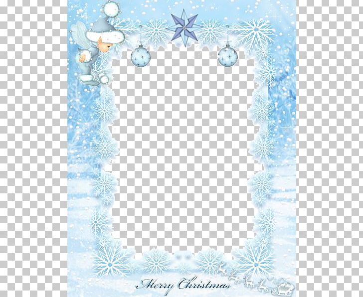 Santa Claus Christmas PNG, Clipart, Aqua, Aqua Frame, Blue, Border ...