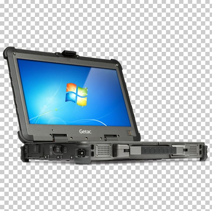 Laptop Rugged Computer Getac Intel MIL-STD-810 PNG, Clipart, Computer, Computer Hardware, Digital Signage, Display Device, Electronic Device Free PNG Download