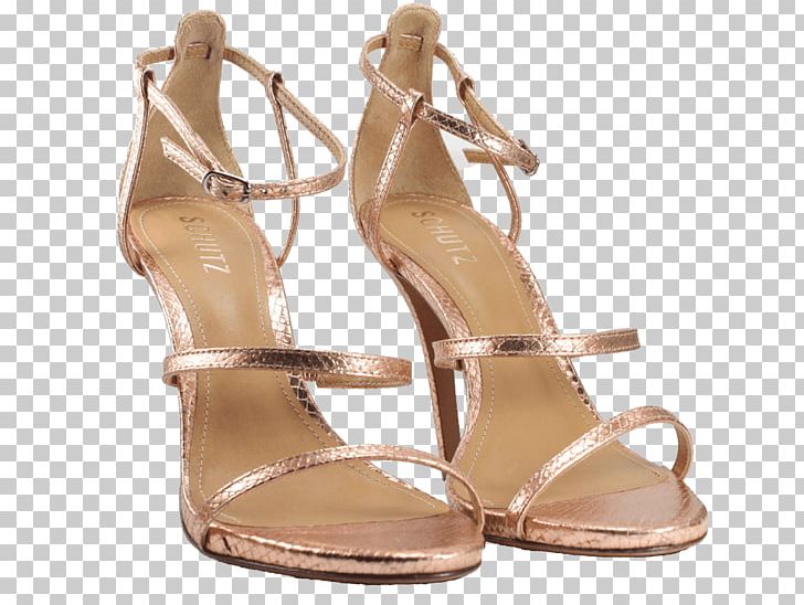 Sandal High-heeled Shoe Party Bronze PNG, Clipart, Beige, Bronze, Color, Fashion, Footwear Free PNG Download