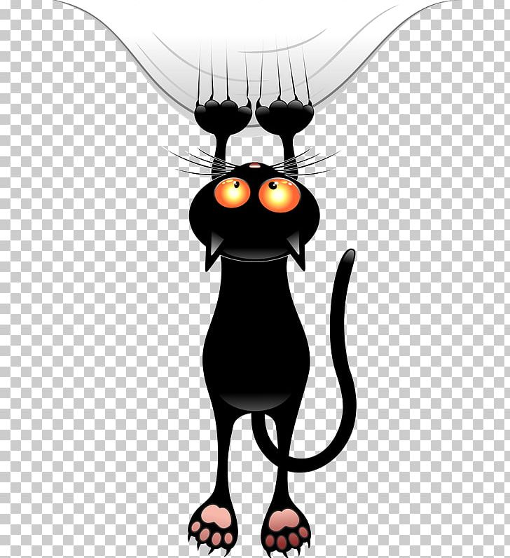 Black Cat Kitten Mouse PNG, Clipart, Animals, Beak, Black Cat, Carnivoran, Cartoon Free PNG Download