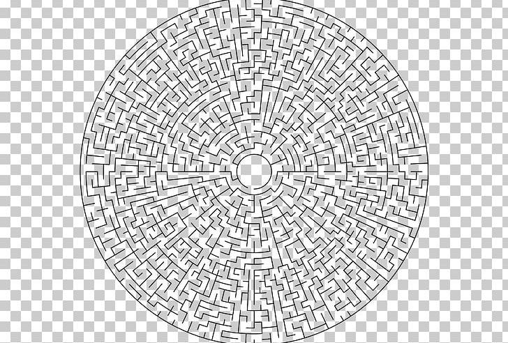 MAZE: Solve The World's Most Challenging Puzzle Labyrinth PNG, Clipart, Area, Black And White, Circle, Drawing, Game Free PNG Download