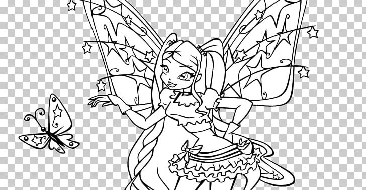 Drawing /m/02csf Tecna Line Art Coloring Book PNG, Clipart, Angle, Arm, Artwork, Black And White, Cartoon Free PNG Download