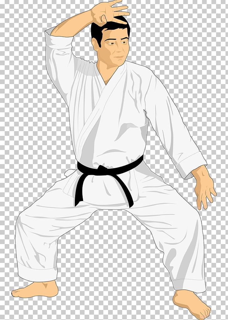 Karate Dobok Taekwondo Drawing PNG, Clipart, Arm, Brazilian Jiujitsu, Cartoon, Clothing, Coach Free PNG Download