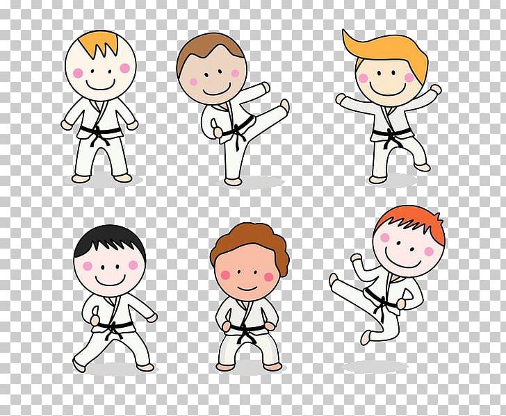 Karate Martial Arts Drawing PNG, Clipart, Adult Child, Boy, Cartoon, Child, Conversation Free PNG Download
