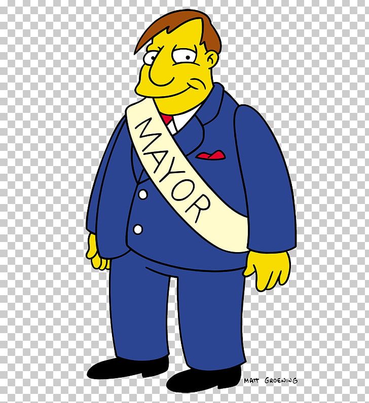 Mayor Quimby The Simpsons: Tapped Out Homer Simpson Bart Simpson Lisa Simpson PNG, Clipart,  Free PNG Download