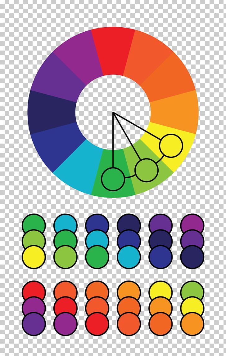 list a group of analogous colors
