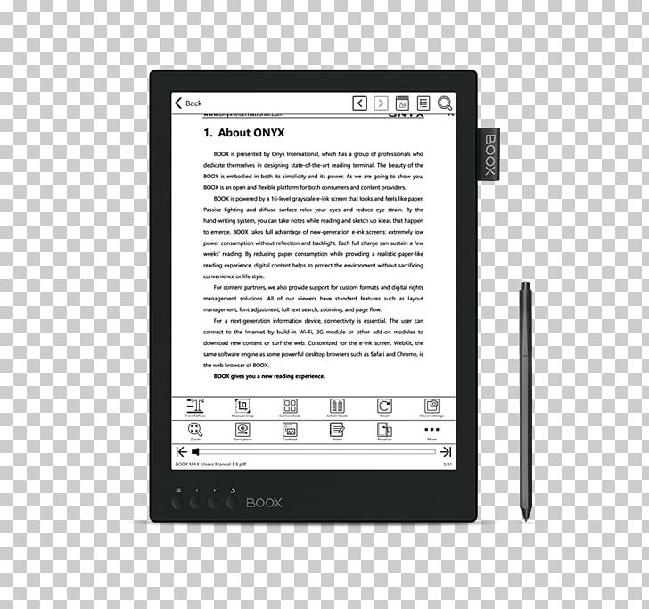 Boox E-Readers E Ink Sony Reader Display Device PNG, Clipart, Book, Boox, Brand, Comparison Of E Book Readers, Computer Accessory Free PNG Download