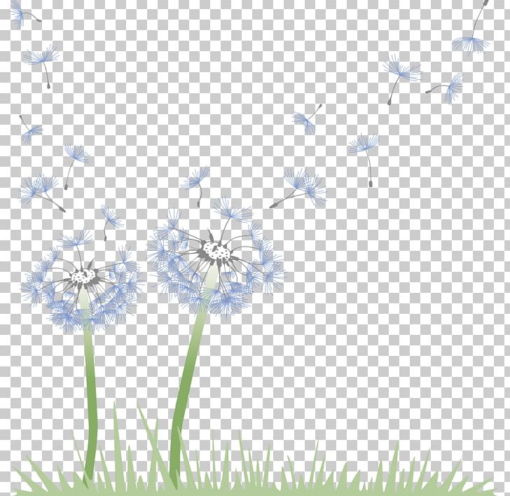 Common Dandelion Pattern PNG, Clipart, Blue, Blue Background, Blue Eyes, Blue Flower, Computer Wallpaper Free PNG Download