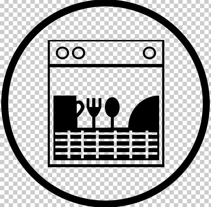 Dishwasher Washing Machines Tableware Garbage Disposals Microwave Ovens PNG, Clipart, Area, Black, Black And White, Brand, Circle Free PNG Download