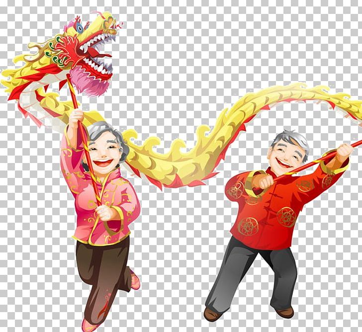Dragon Dance Performance Chinese New Year Lion Dance PNG, Clipart, Cartoon, Chinese Dragon, Dance, Dance In China, Dance Vector Free PNG Download