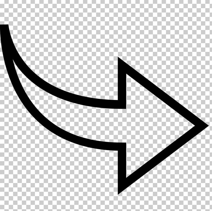 Computer Icons Arrow Curve PNG, Clipart, Angle, Area, Arrow, Black, Black And White Free PNG Download