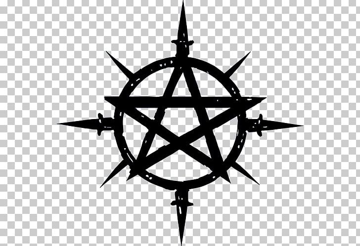 Book Of Shadows Symbol Wicca Pentagram Witchcraft PNG, Clipart, Black And White, Book Of Shadows, Circle, Computer Icons, Demon Free PNG Download