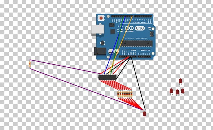 Electronic Circuit Breadboard Arduino Autodesk 123D Electronics PNG, Clipart, 3d Computer Graphics, 3d Printing, Angle, Arduino, Autodesk 123d Free PNG Download