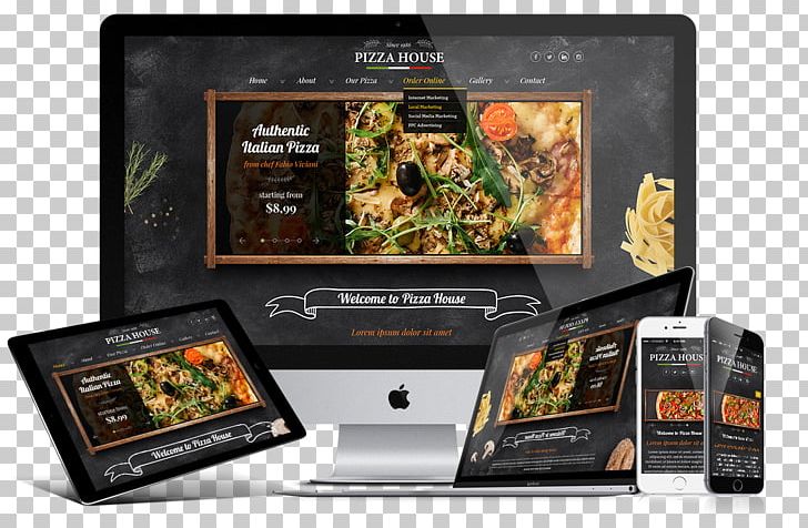 Web Template Responsive Web Design Pizza PNG, Clipart, Bootstrap, Brand, Electronics, Gadget, Mobile Device Free PNG Download