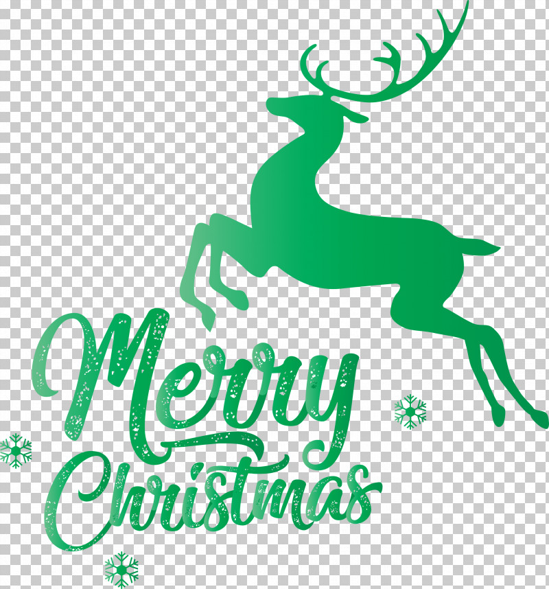 Merry Christmas PNG, Clipart, Deer, Green, Line, Logo, Merry Christmas Free PNG Download