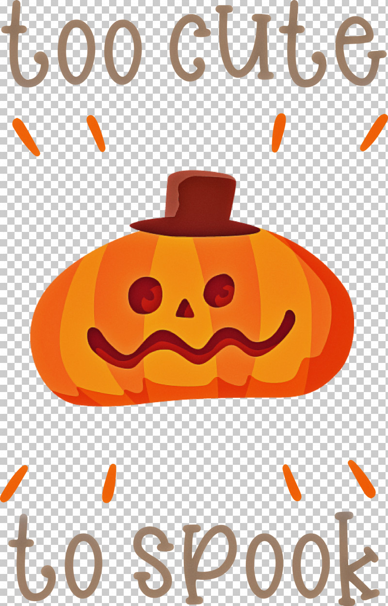 Halloween Too Cute To Spook Spook PNG, Clipart, Emoticon, Geometry, Halloween, Happiness, Jackolantern Free PNG Download