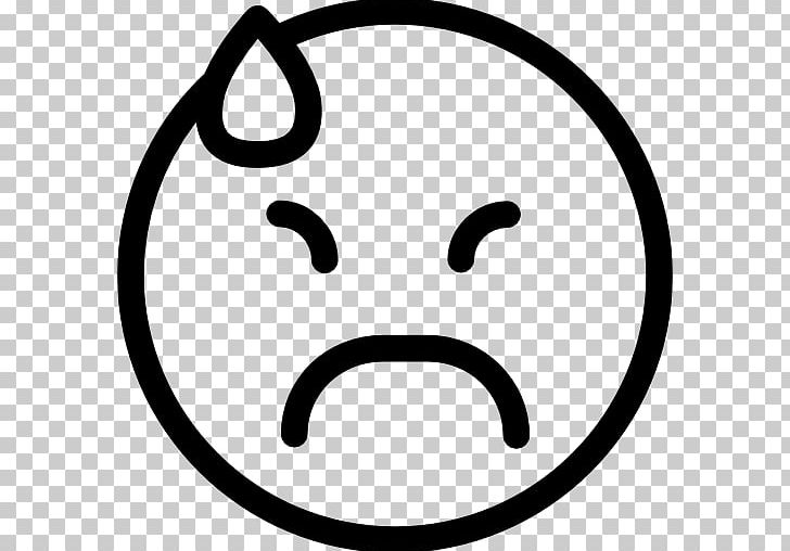 Emoticon Computer Icons Smiley Sadness PNG, Clipart, Anxiety, Black And White, Circle, Computer Icons, Desktop Wallpaper Free PNG Download