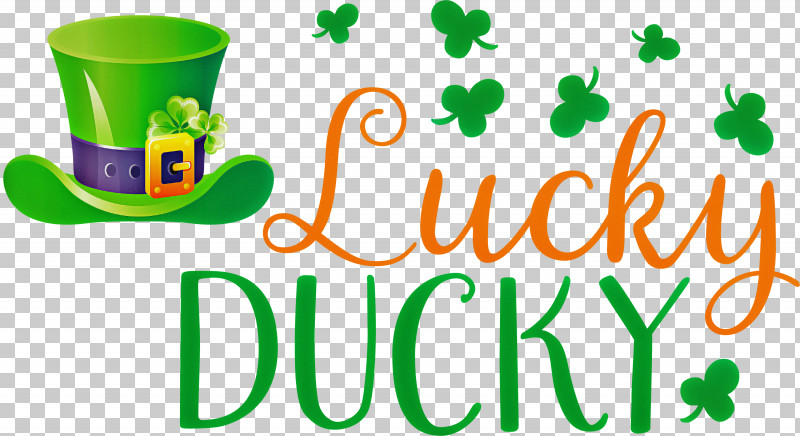 Lucky Ducky Patricks Day Saint Patrick PNG, Clipart, Geometry, Green, Line, Logo, M Free PNG Download