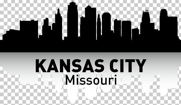 Kansas City Skyline Silhouette Poster PNG, Clipart, Art, Black And White, Brand, Building, Cities Free PNG Download