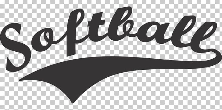 Logo Softball Brand Font Baseball PNG, Clipart, Baseball, Black And White, Brand, Calligraphy, Logo Free PNG Download