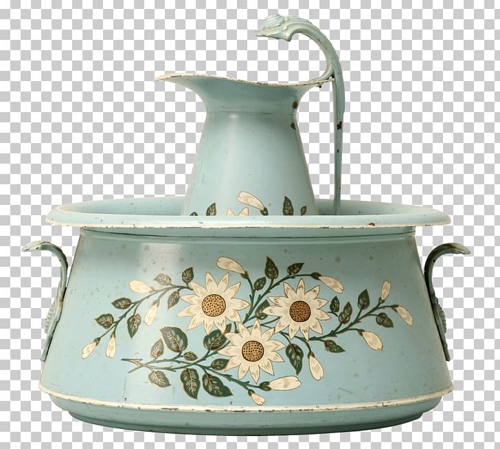 Antique Pitcher Bowl Bathroom Porcelain PNG, Clipart, Bathroom, Flower, Flowers, Furniture, Green Jar Free PNG Download