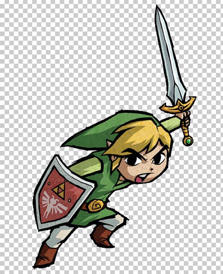 The Legend Of Zelda: Four Swords Adventures The Legend Of Zelda: A Link To The Past And Four Swords Zelda II: The Adventure Of Link The Legend Of Zelda: The Wind Waker PNG, Clipart, Art, Cartoon, Cold Weapon, Fictional Character, Legend Of Zelda The Wind Waker Free PNG Download