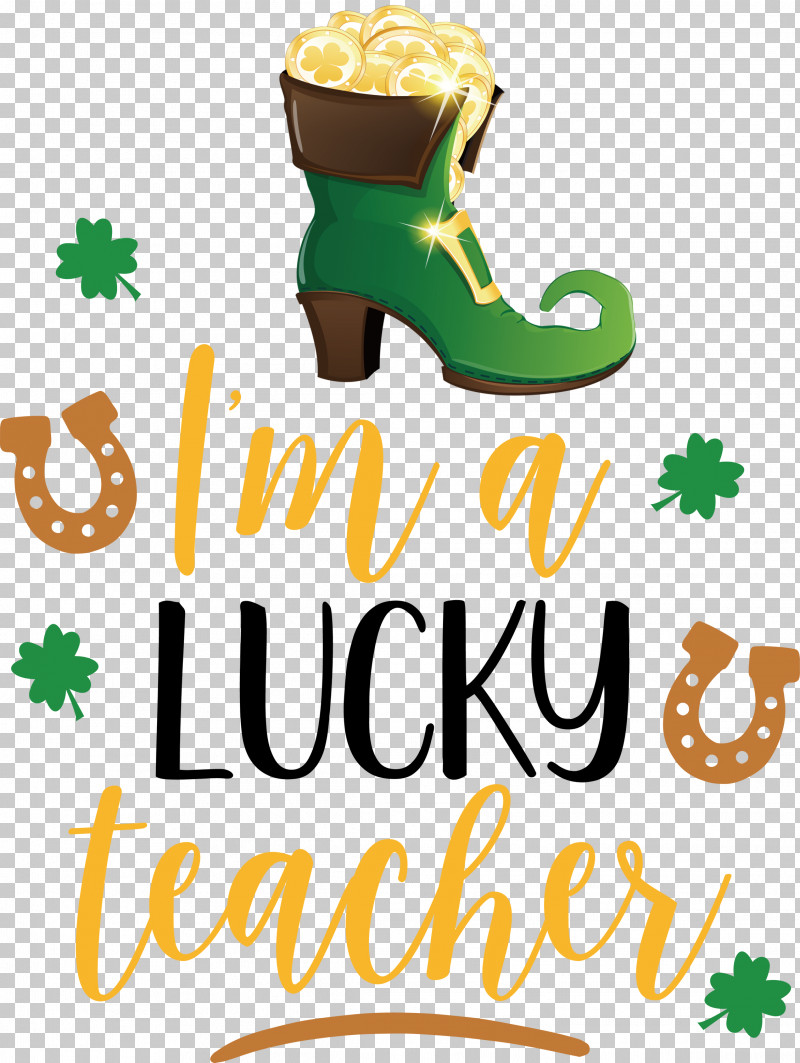 Lucky Teacher Saint Patrick Patricks Day PNG, Clipart, Geometry, Green, Line, Logo, M Free PNG Download
