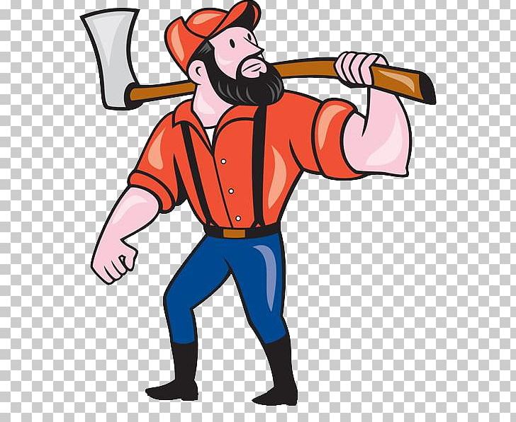 Paul Bunyan Axe Cartoon Illustration PNG, Clipart, Angry Man, Art, Axe, Bearded Axe, Blue Free PNG Download