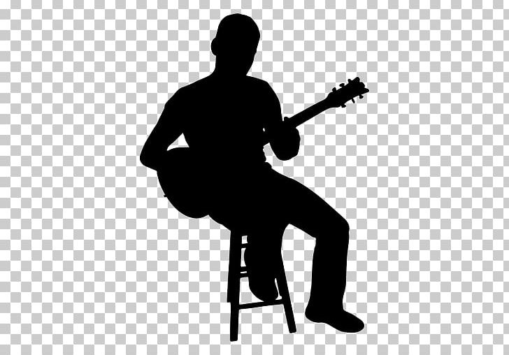 Silhouette Guitarist PNG, Clipart, Acoustic Guitar, Animals, Audio, Black, Black And White Free PNG Download