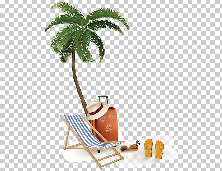 Tropical Islands Resort Beach Seaside Resort Illustration PNG, Clipart, Beach Party, Beach Vector, Butterfly, Coconut Tree, Deck Chair Free PNG Download