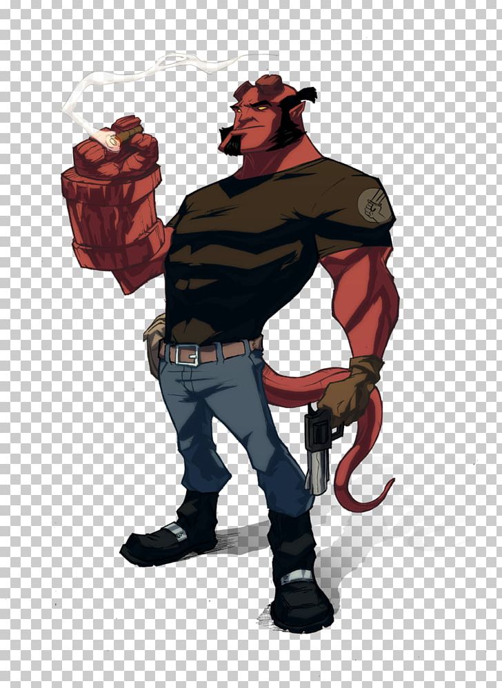 Hellboy Cartoon Superhero PNG, Clipart, Art, Cartoon, Deviantart, Drawing, Fictional Character Free PNG Download