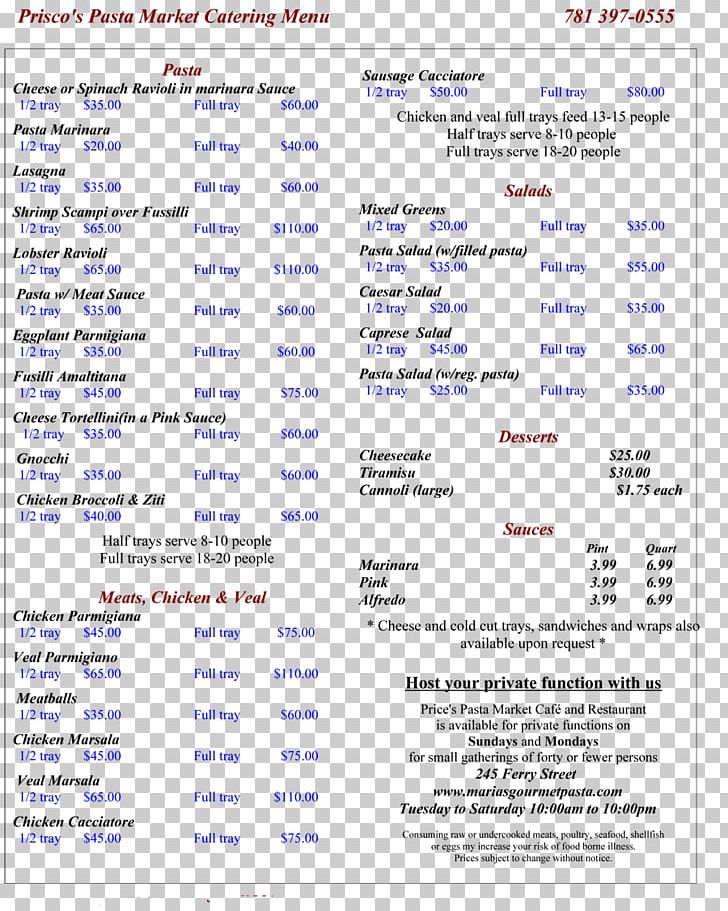 The Pasta Market Pasta Market Cafe Menu PNG, Clipart, Area, Blog, Cafe, Catering, Document Free PNG Download