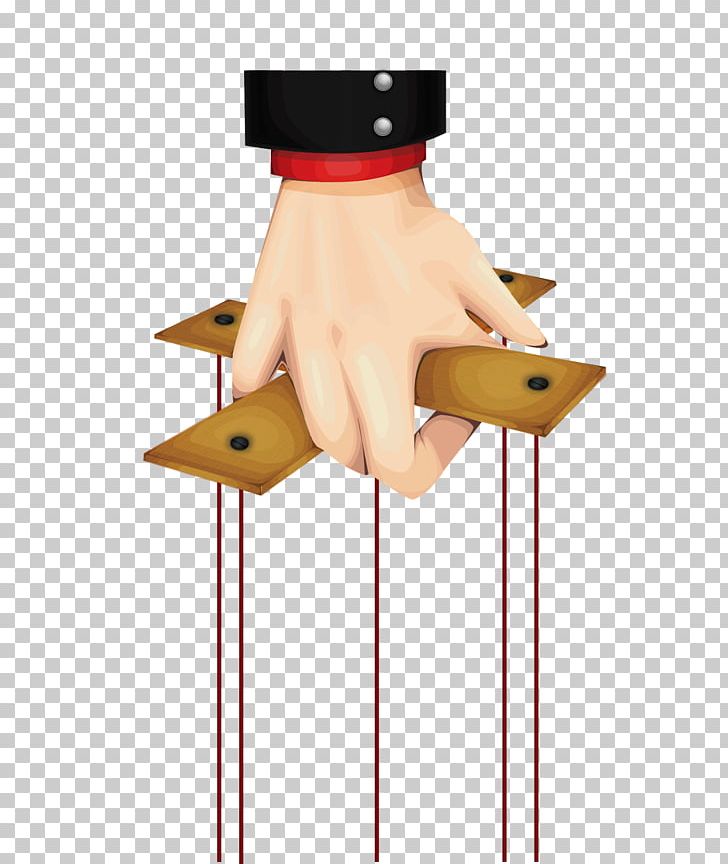 puppet hands with strings