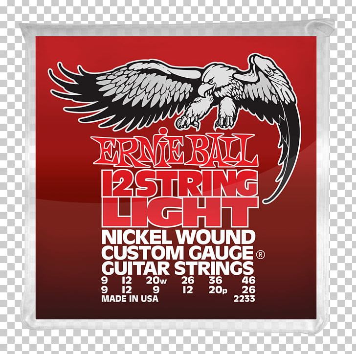 Twelve-string Guitar Ernie Ball 12-String Nickel Wound Electric Guitar Strings 2236 PNG, Clipart, Acoustic Guitar, Advertising, Banner, Bass Guitar, Brand Free PNG Download
