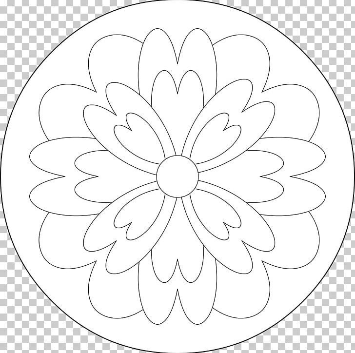 Floral Design /m/02csf Drawing White PNG, Clipart, Area, Artwork, Black And White, Circle, Color Draw Free PNG Download