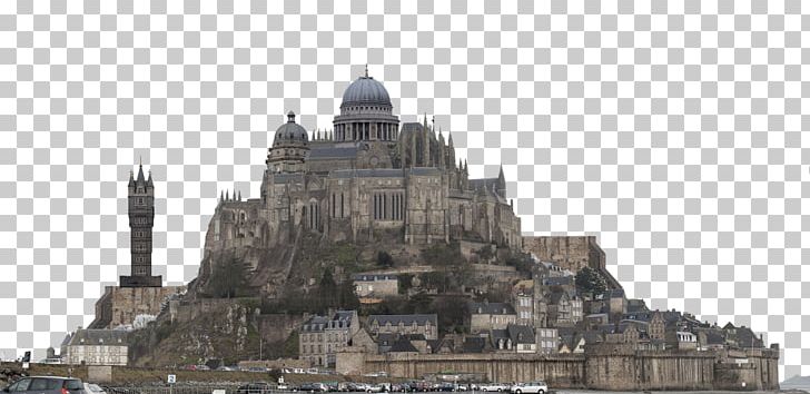 Mont Saint Michel Abbey Saint-Malo Mont Saint-Michel Bay City Fantasy PNG, Clipart, Architecture, Basilica, Building, City, Desktop Wallpaper Free PNG Download