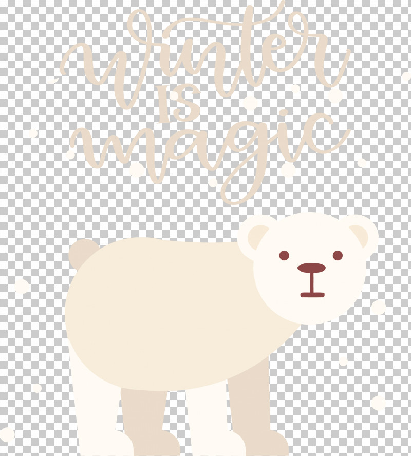 Winter Is Magic Hello Winter Winter PNG, Clipart, Bears, Biology, Cartoon, Dog, Hello Winter Free PNG Download