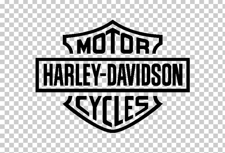 Harley-Davidson Logo Motorcycle Decal Sticker PNG, Clipart, Advertising, Area, Black, Black And White, Brand Free PNG Download