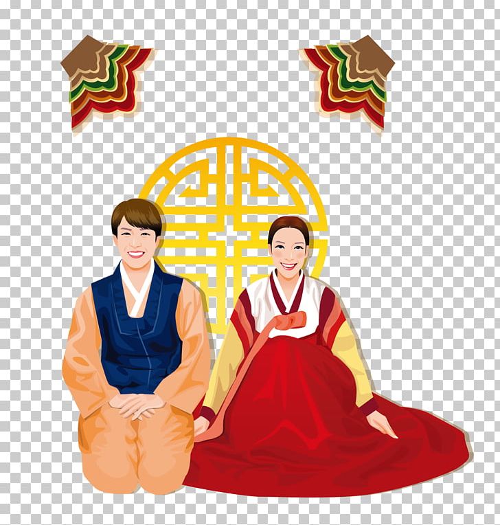 Korea Hanbok Stock Photography PNG, Clipart, Cartoon Couple, Clothing, Couple, Couples, Happy Birthday Vector Images Free PNG Download